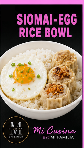 Siomai Egg Rice Bowl
